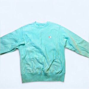 Champion Women's Aqua Blue Sweatshirt